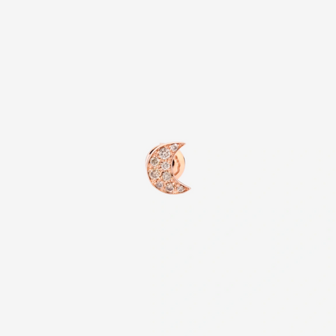 DoDo - Orecchino Stud Luna Prezioso