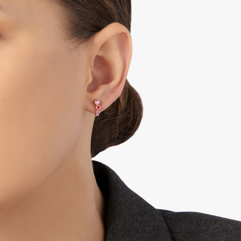 DoDo - Orecchino Bollicine 3 Pietre