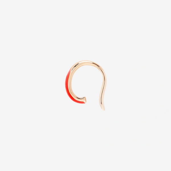 DoDo - Orecchino Earcuff Rondelle Rosso