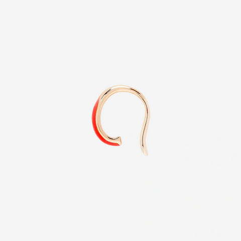 DoDo - Orecchino Earcuff Rondelle Rosso