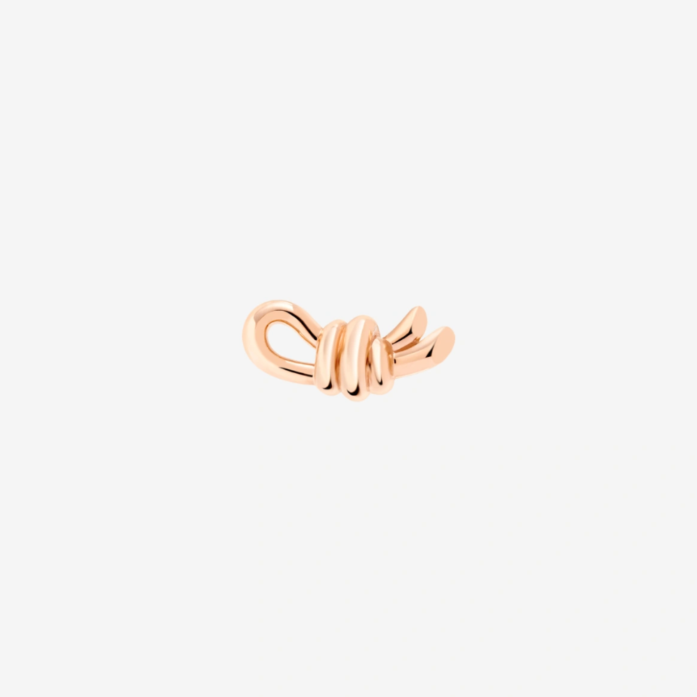 DoDo - Orecchino Stud Nodo Oro Rosa 9K