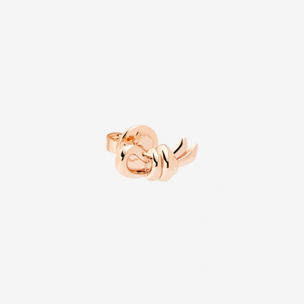 DoDo - Orecchino Stud Nodo Oro Rosa 9K