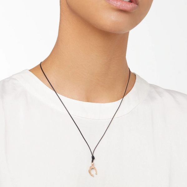 DoDo - Ciondolo Ferro di Cavallo Oro Rosa 9K