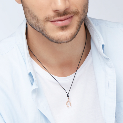 DoDo - Ciondolo Ferro di Cavallo Oro Rosa 9K