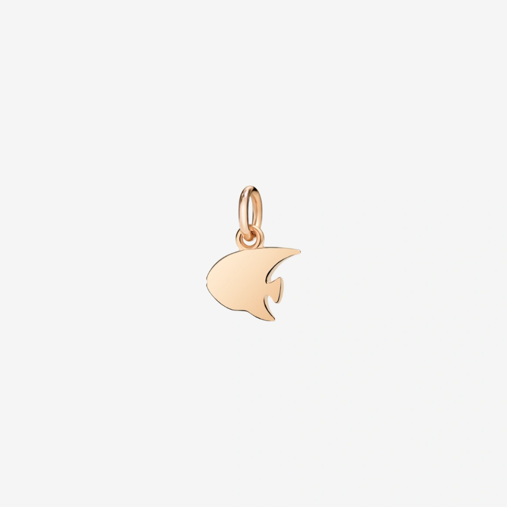 DoDo - Ciondolo Pesce Angelo Oro Rosa 9K