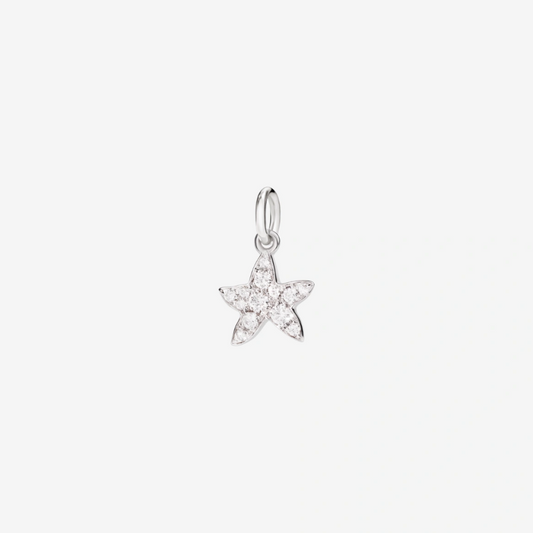 DoDo - Ciondolo Stellina Prezioso Oro Bianco 18K