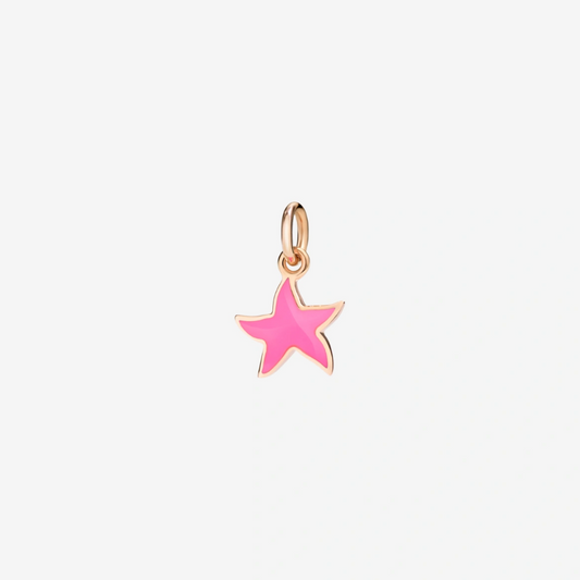 DoDo - Ciondolo Stellina Rosa Fluo