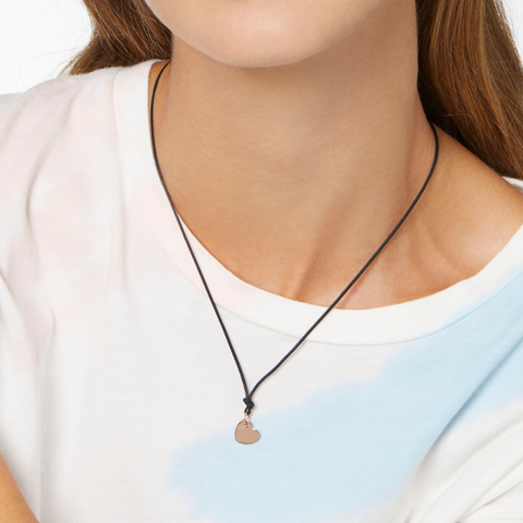 DoDo - Ciondolo Cuore Oro Rosa 9K