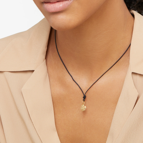 DoDo - Ciondolo Quadrifoglio Oro Giallo 18K