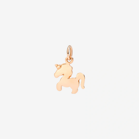 DoDo - Ciondolo Unicorno Oro Rosa 9K