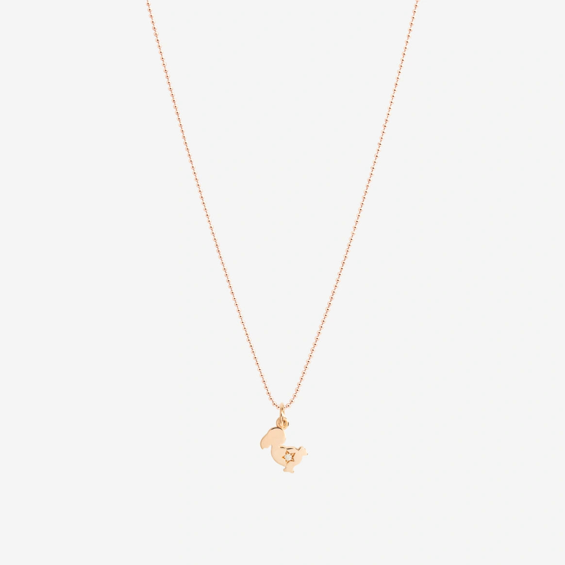 DoDo - ciondolo dodo junior oro rosa & diamante (Limited Edition)