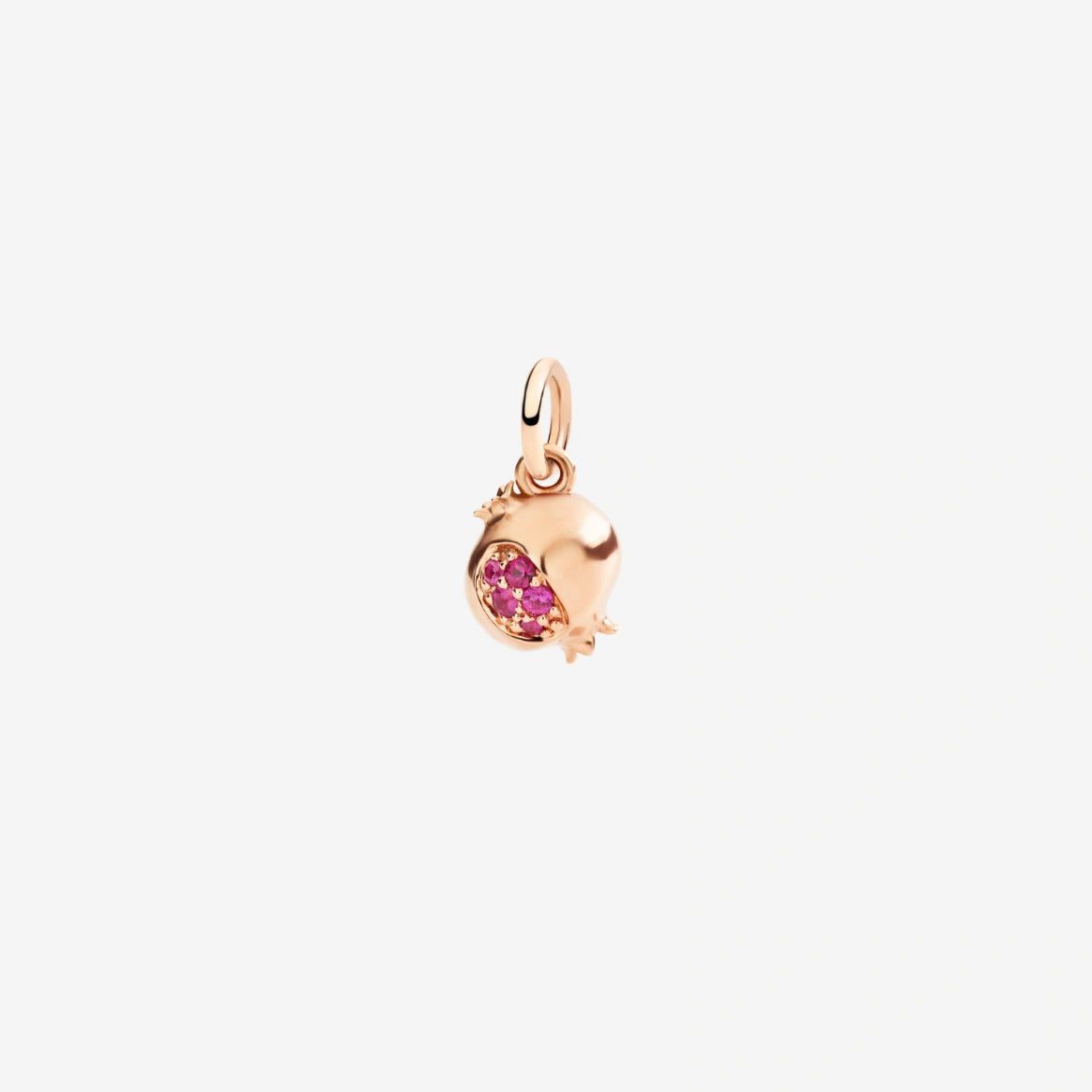 DoDo - Ciondolo melograno oro rosa & rubini