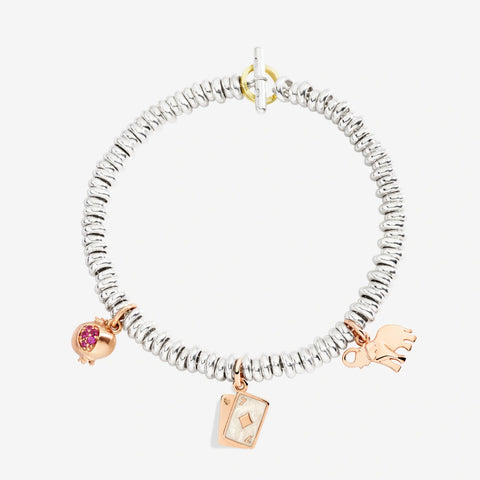 DoDo - Ciondolo elefante oro rosa