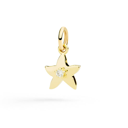 DoDo - Ciondolo Stellina oro giallo & diamante bianco