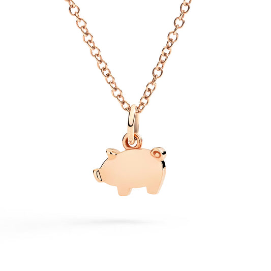 DoDo - Ciondolo Maialino oro rosa