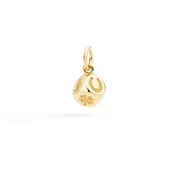 DoDo - Ciondolo Dado oro giallo & tsavorite