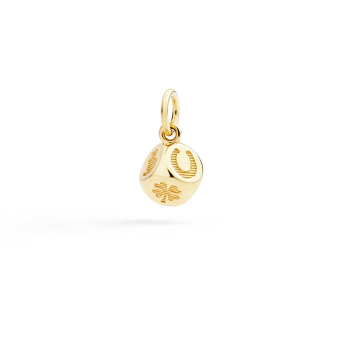 DoDo - Ciondolo Dado oro giallo & tsavorite