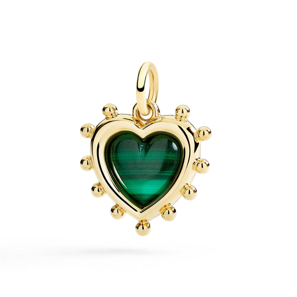 DoDo - Ciondolo Cuore con malachite