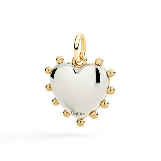 DoDo - Ciondolo Cuore con malachite