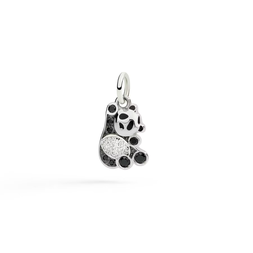 DoDo - Ciondolo Panda argento e diamanti