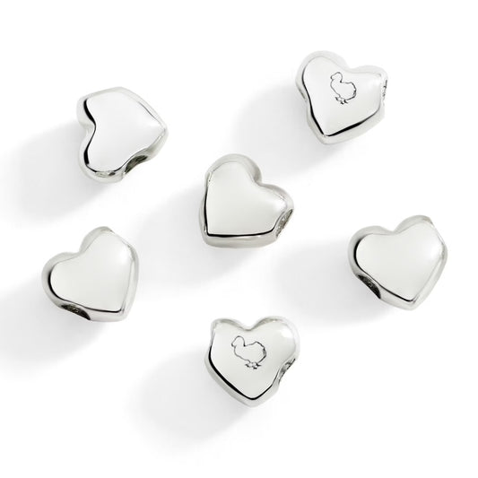 DoDo - Componenti cuore argento