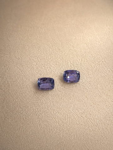 Tanzanite - Coppia di Tanzanite - 2.90 ct