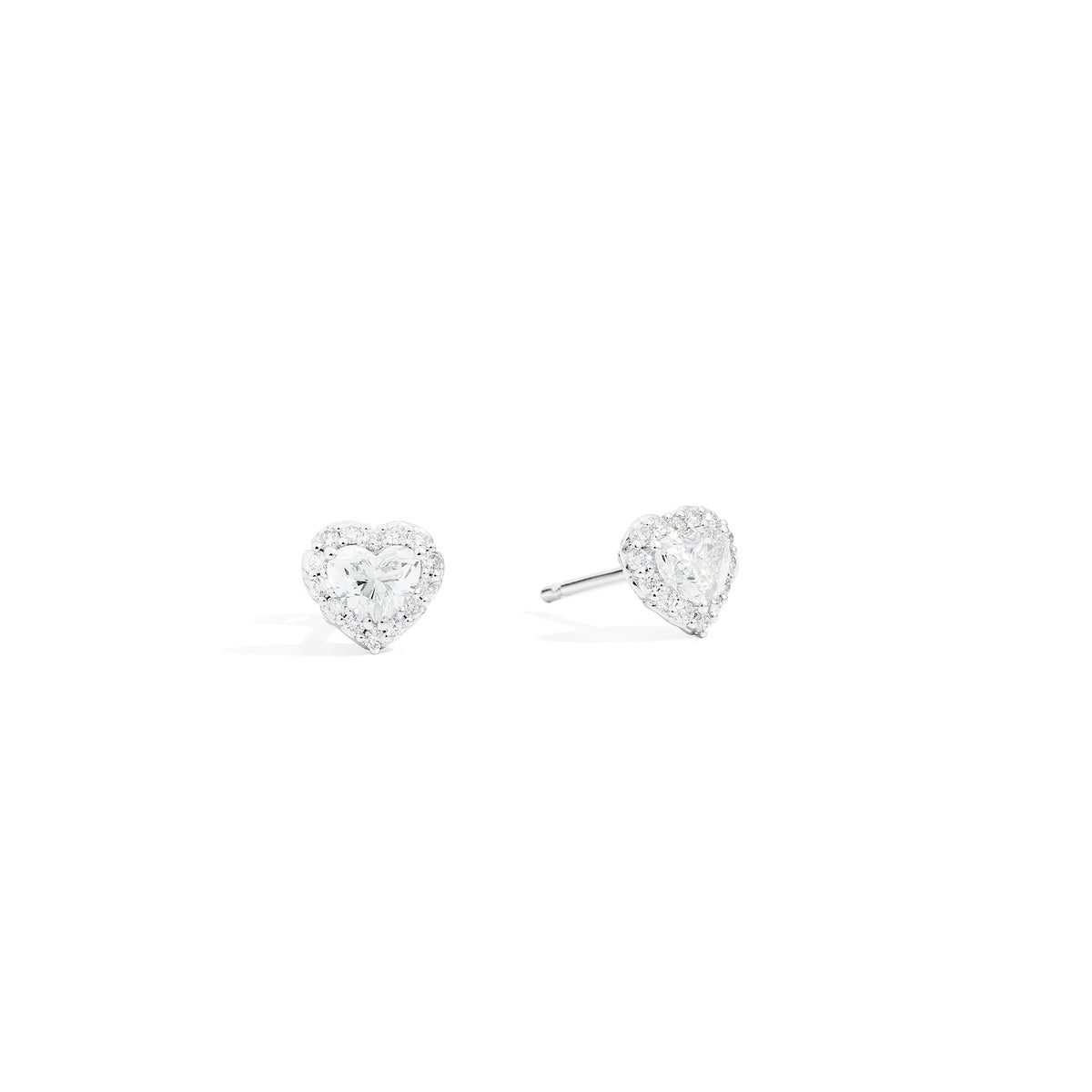 Recarlo Orecchini Anniversary Halo cuore ct. (0,45)