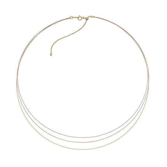 Magic Wire - Collana Saturno 3 fili in oro