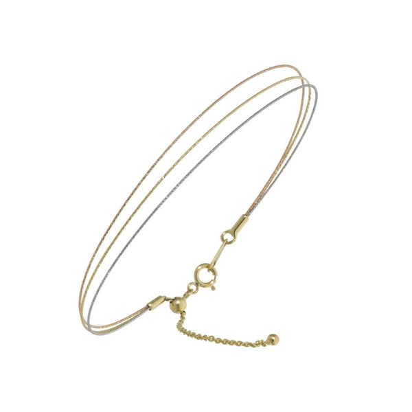 Magic Wire - Collana Saturno 3 fili in oro