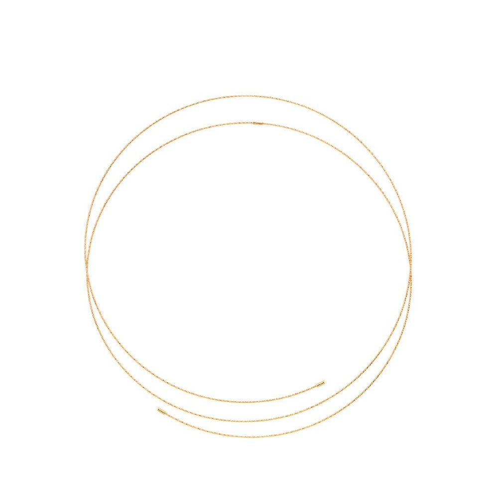 Magic Wire - Collana Angel 2 file in oro giallo