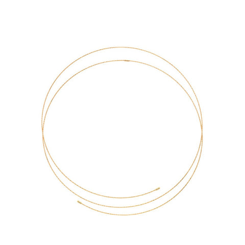 Magic Wire - Collana Angel 2 file in oro giallo