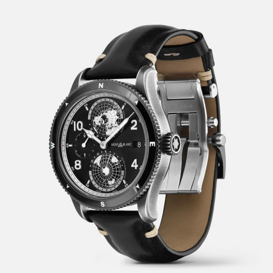Montblanc Orologio 1858 Geosphere Ultrablack Edizione Limitata - 858 ESEMPLARI