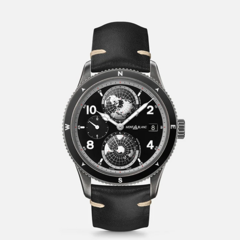 Montblanc Orologio 1858 Geosphere Ultrablack Edizione Limitata - 858 ESEMPLARI