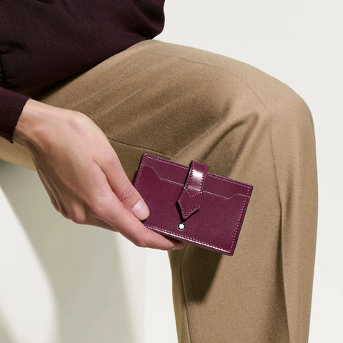 Montblanc - Porta carte cinque scomparti Meistertuck