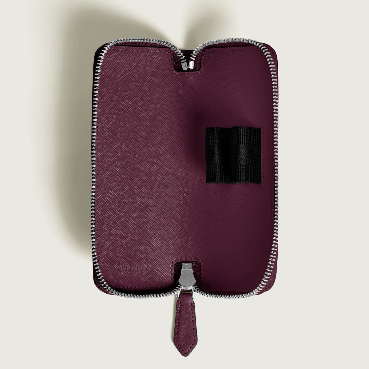 Montblanc - Astuccio per due strumenti da scrittura con cerniera Sartorial