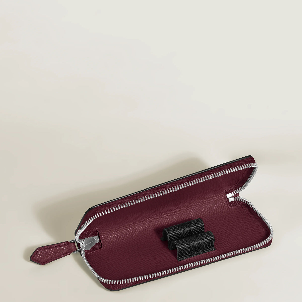 Montblanc - Astuccio per due strumenti da scrittura con cerniera Sartorial