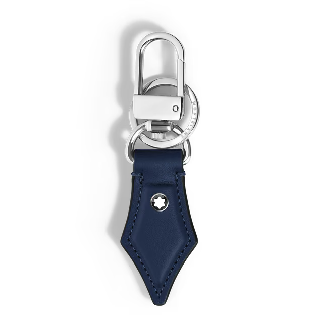 Montblanc - Portachiavi a Forma di Pennino in Pelle Meisterstuck