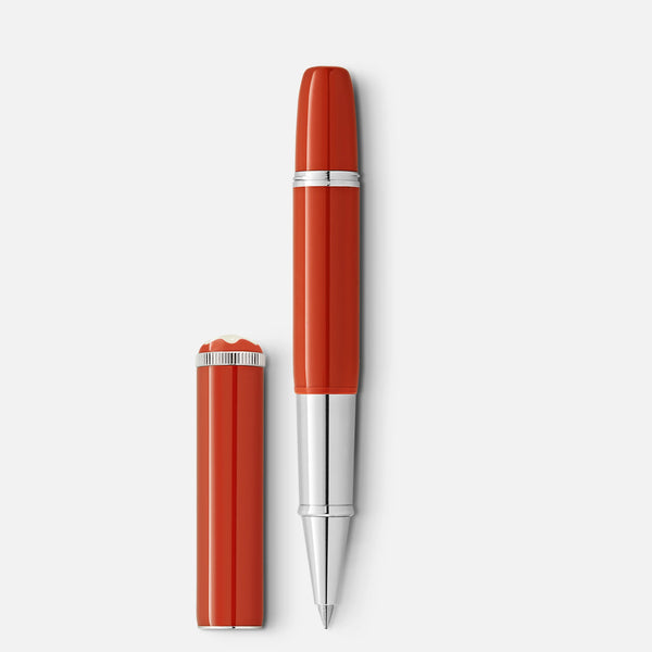Montblanc - Penna Roller Montblanc Heritage Rouge et Noir “Baby” Edizione Speciale Color Corallo