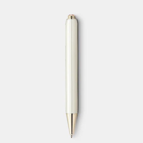 Montblanc -  Penna a sfera Montblanc Heritage Rouge et Noir “Baby” Edizione Speciale Color Avorio