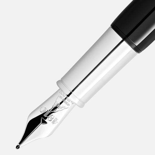 Montblanc - Stilografica Heritage Rouge et Noir “Baby” Edizione Speciale Nera F