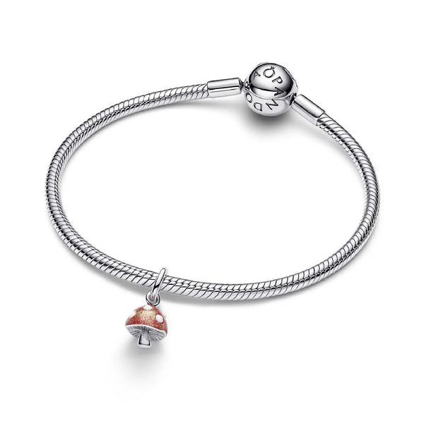 Pandora Charm a forma di fungo che si illumina al buio