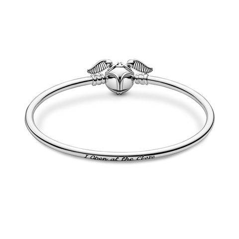 Pandora Bracciale Rigido Harry Potter Con Chiusura Boccino D'Oro
