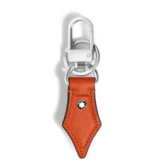 Montblanc - Portachiavi a Forma di Pennino in Pelle Sartorial