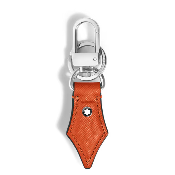 Montblanc - Portachiavi a Forma di Pennino in Pelle Sartorial