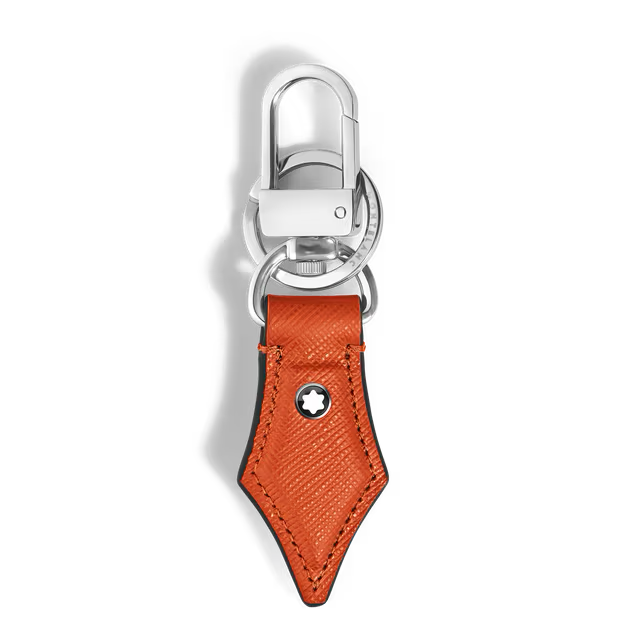 Montblanc - Portachiavi a Forma di Pennino in Pelle Sartorial
