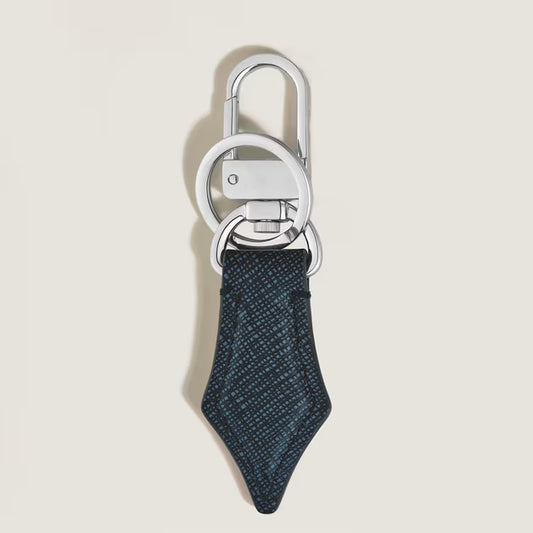 Montblanc - Portachiavi a Forma di Pennino in Pelle Sartorial