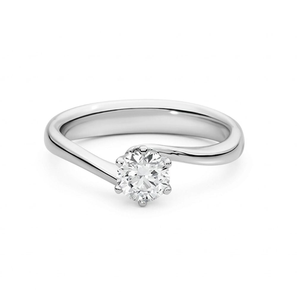 Recarlo anello Solitario Anniversary Contrariè (0,51)