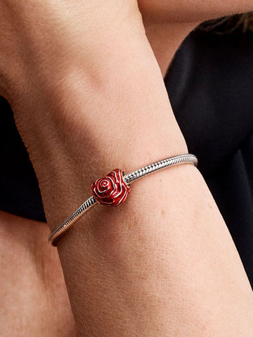 Pandora Charm Cuore di Rosa Rossa