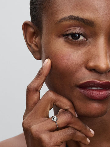 Pandora Anello Cuore e Pavè da incidere