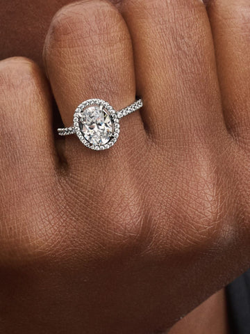 Pandora Anello Punto Luce Ovale